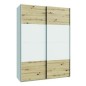 Armario de correderas W18 de 150x210x61,2 blanco artisan Armario de correderas W18 de 150x210x61,2 blanco artisan