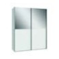 Armario W18 de de puertas correderas 150x210x61,2 blanco con espejo Armario W18 de de puertas correderas 150x210x61,2 blanco con espejo