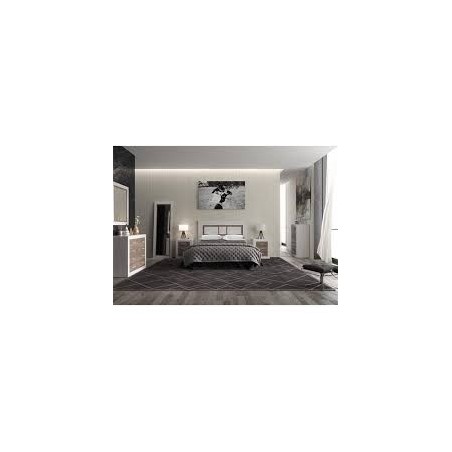 DORMITORIO MODELO LARA 22 COLOR ANDERSEN PINO GRIS
