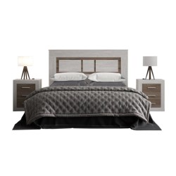 Dormitorio modelo lara 22 color andersen pino gris