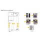 Armario de correderas winner 120x210 blanco