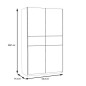 copy of Armario de correderas winner 120x210 blanco