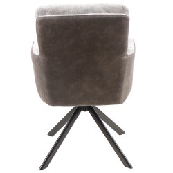 Silla Solul muelles tela gris o beige