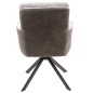 Silla Solul muelles tela gris o beige