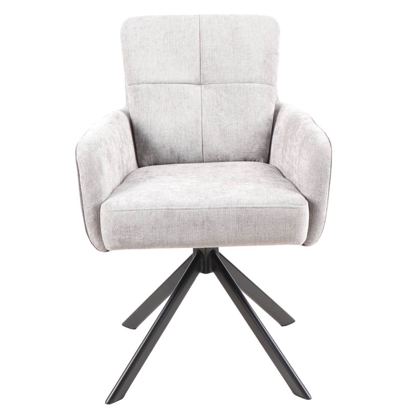 Silla Solul muelles tela gris o beige
