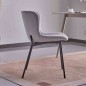 Silla Cairwest en gris claro pata negra