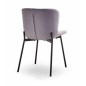 Silla Cairwest en gris claro pata negra