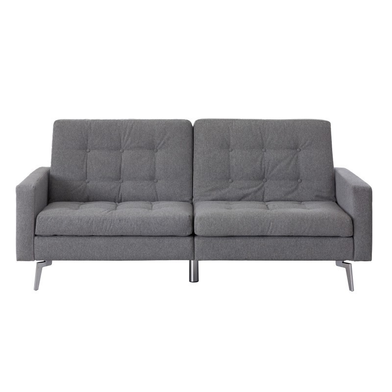 Sofa cama new york, clic clak en tela gris Sofa cama new york, clic clak en tela gris