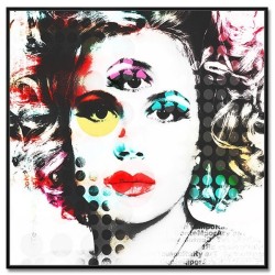Cuadro Tríptico  mujeres Warhol