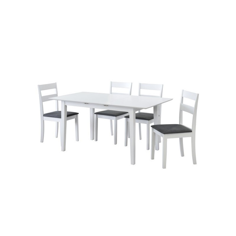 Mesa de comedor modelo mauricio lacada en blanco Mesa de comedor modelo mauricio lacada en blanco