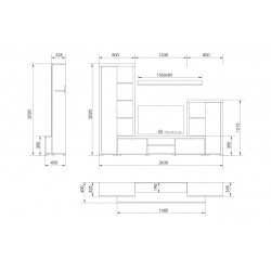 Composición de salón modelo nobel