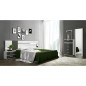 Dormitorio serie cabra 01blanco grafito Dormitorio serie cabra 01blanco grafito