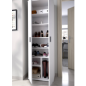 Armario 2 puertas modelo fit multiusos 6 estantes en blanco Armario 2 puertas modelo fit multiusos 6 estantes en blanco