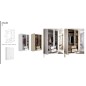 Aramario 3 puertas dos cajones modelo maxi