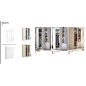 Armario 3 puertas 3 cajones mod. essen VARIOS COLORES