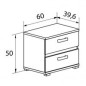 Dormitorio serie cabra 01blanco grafito Dormitorio serie cabra 01blanco grafito