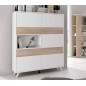 Vitrina modelo soto blanco roble
