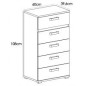 Dormitorio serie cabra 01blanco grafito Dormitorio serie cabra 01blanco grafito