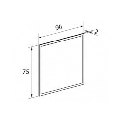 DORMITORIO MODELO PRIEGO CABECERO TAPIZADO  COLOR CAMBRIA GRAFITO luces leds