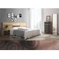Copy of dormitorio modelo priego en color cambria grafito luces leds