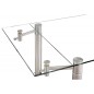 Mesa comedor cristal rectangular savia Mesa comedor cristal rectangular savia