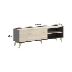 Mueble bajo de televisión modelo ness