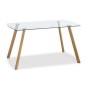 Mesa de comedor modelo cristalina Mesa de comedor modelo cristalina