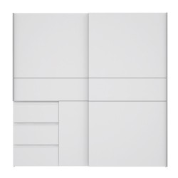 Armario de correderas TOKIO 200x201 Blanco