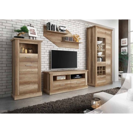 COMPOSICION SALON CHELLEN 04 luces leds COLOR CAÑON