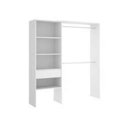 Copy of vestidor sin cortina modelo suit de 140 en blanco