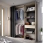 Vestidor con cortina modelo suit un cajon de 160