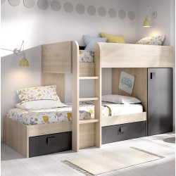 Cama tren modelo move varios colores