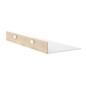 Cama arrastre dina 90x190 natural blanco