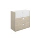 Comoda juvenil dina natural blanco Comoda juvenil dina natural blanco