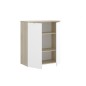 Armario rox bajo 2 puertas natural blanco brillo Armario rox bajo 2 puertas natural blanco brillo