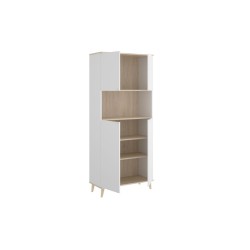 MODULO AUXILIAR WOK CUATRO PUERTAS Y HUECO EN BLANCO NATURAL