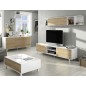 Composicion salon Zaiken plus blanco brillo/roble Composicion salon Zaiken plus blanco brillo/roble