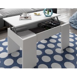 MESA DE CENTRO MODELO FLOW, BLANCO ARTIK