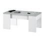 Mesa de centro modelo lia-flow, cemento/blanco artik Mesa de centro modelo lia-flow, cemento/blanco artik