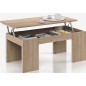 Mesa de centro modelo flow, roble canadian Mesa de centro modelo flow, roble canadian
