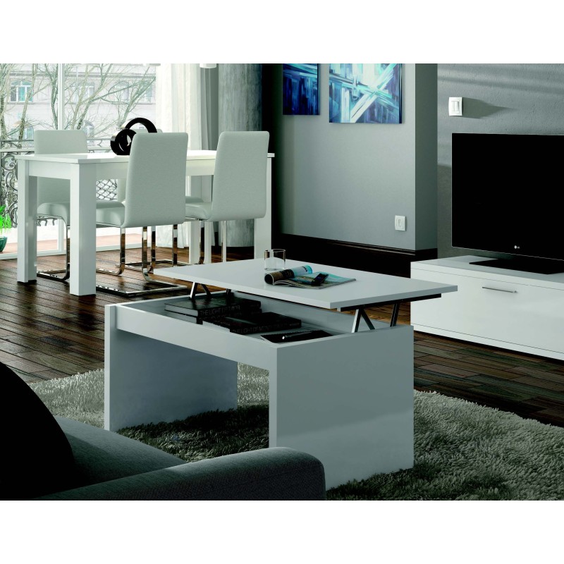Mesa de centro modelo attuale, blanco brillo Mesa de centro modelo attuale, blanco brillo