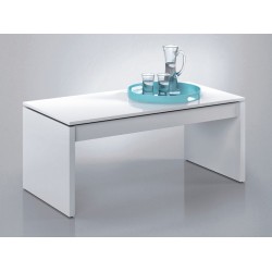 MESA DE CENTRO MODELO ATTUALE, BLANCO BRILLO