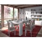 Mesa comedor-consola multifuncion Allongo-Kendra extensible en blanco brillo Mesa comedor-consola multifuncion Allongo-Kendra extensible en blanco brillo