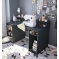 Mesa dordenador modelo gamer en gris antracita