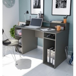MESA DORDENADOR MODELO GAMER EN GRIS ANTRACITA
