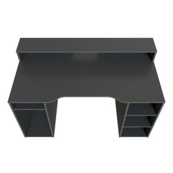 MESA DORDENADOR MODELO GAMER EN GRIS ANTRACITA