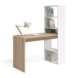 Mesa estudio+estanteria modelo gio plus , en varios colores