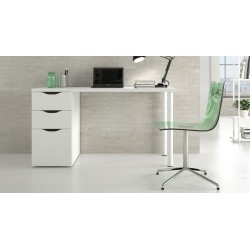 MESA DESPACHO REVERSIBLE MODELO SANSA , EN BLANCO