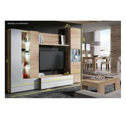 Mueble de salón ESSENTIAL color Roble