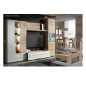 Mueble de salón essential color roble y blanco Mueble de salón essential color roble y blanco
